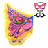 Yellow Multi-colour Butterfly Wings with Mask