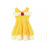 Yellow Princess Dress with Red Rose