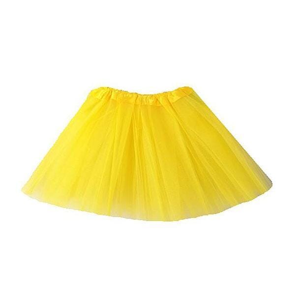 Yellow Tutu Skirt 40cm (Age 8 to Adult M)