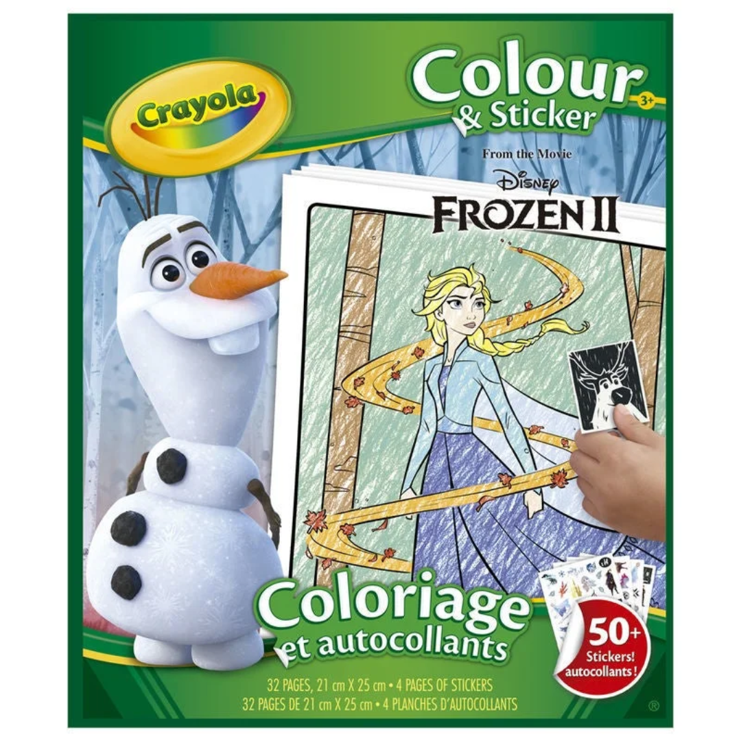 Crayola Colour & Sticker Disney Frozen 2