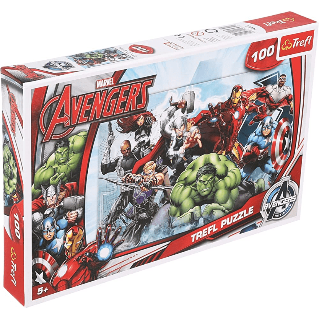 100 PC Puzzle Avengers Lets Attack Toys Trefl 
