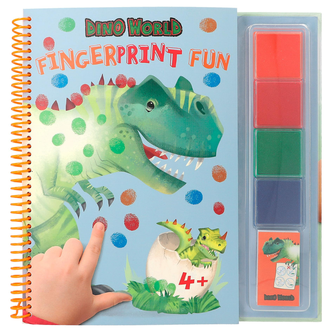 Dino World Finger Print Fun