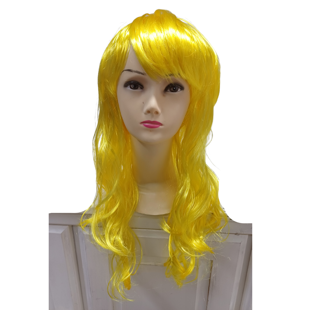 Long Wavy Wig - Yellow