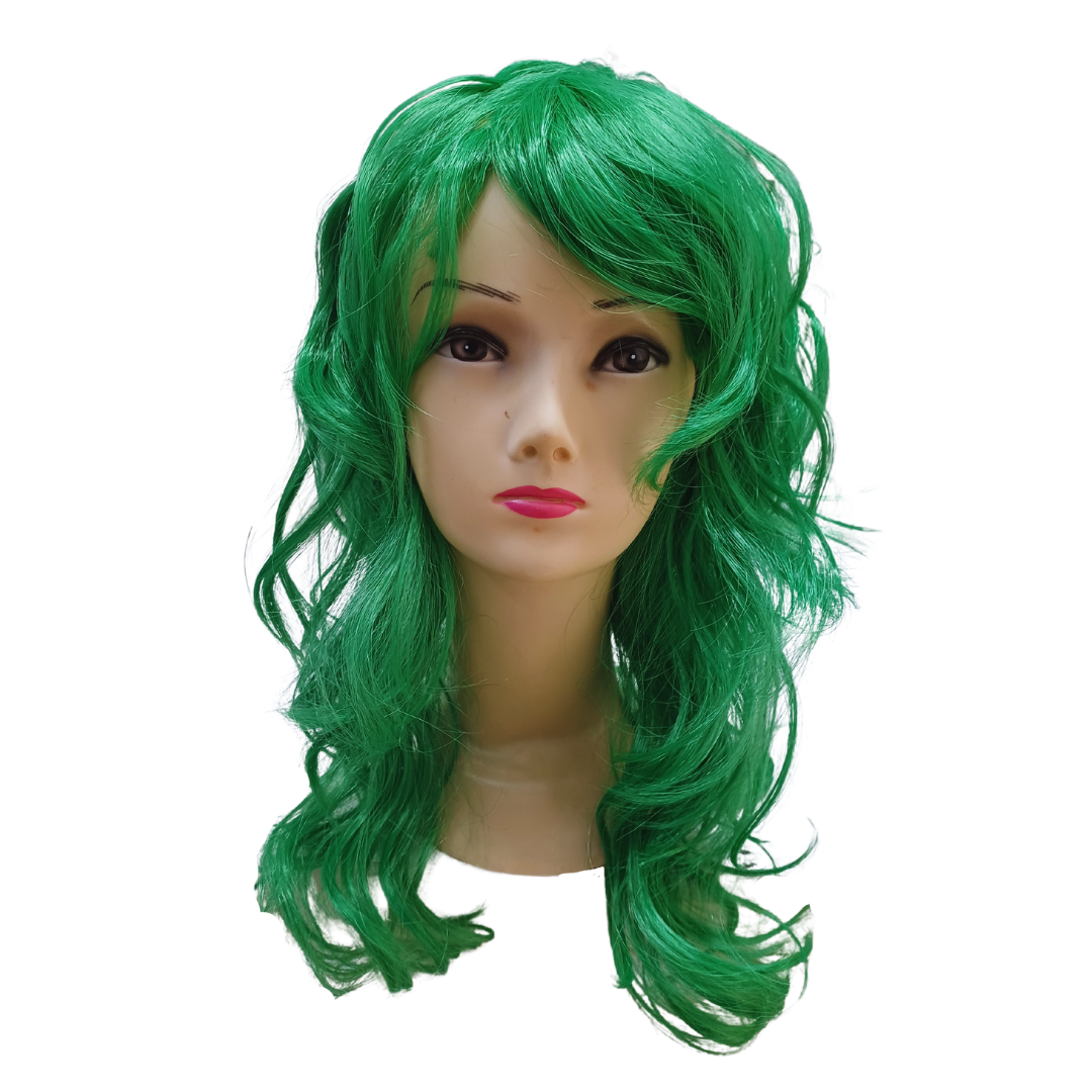Long Wavy Wig - Jade Green