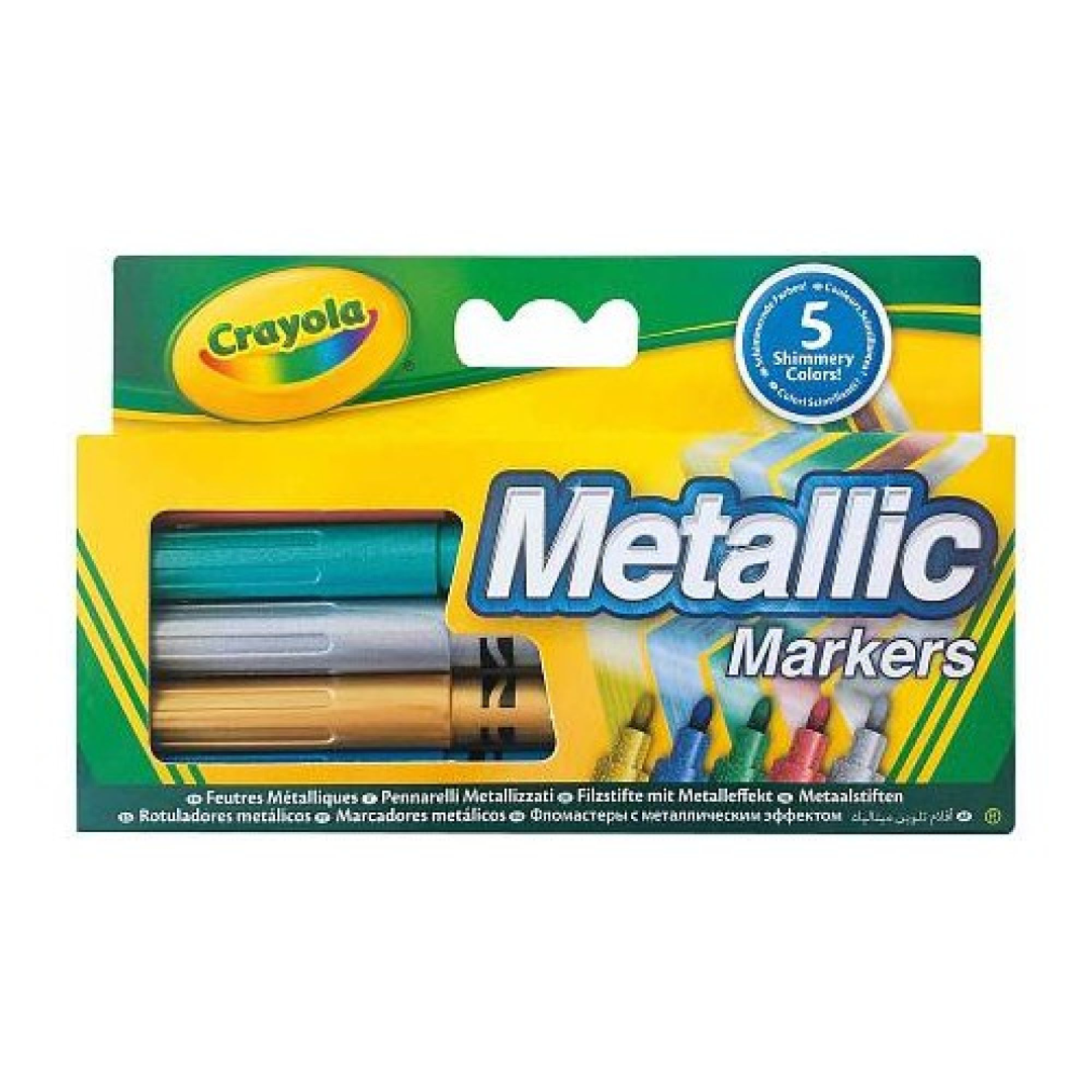 Crayola 5 Metallic Markers
