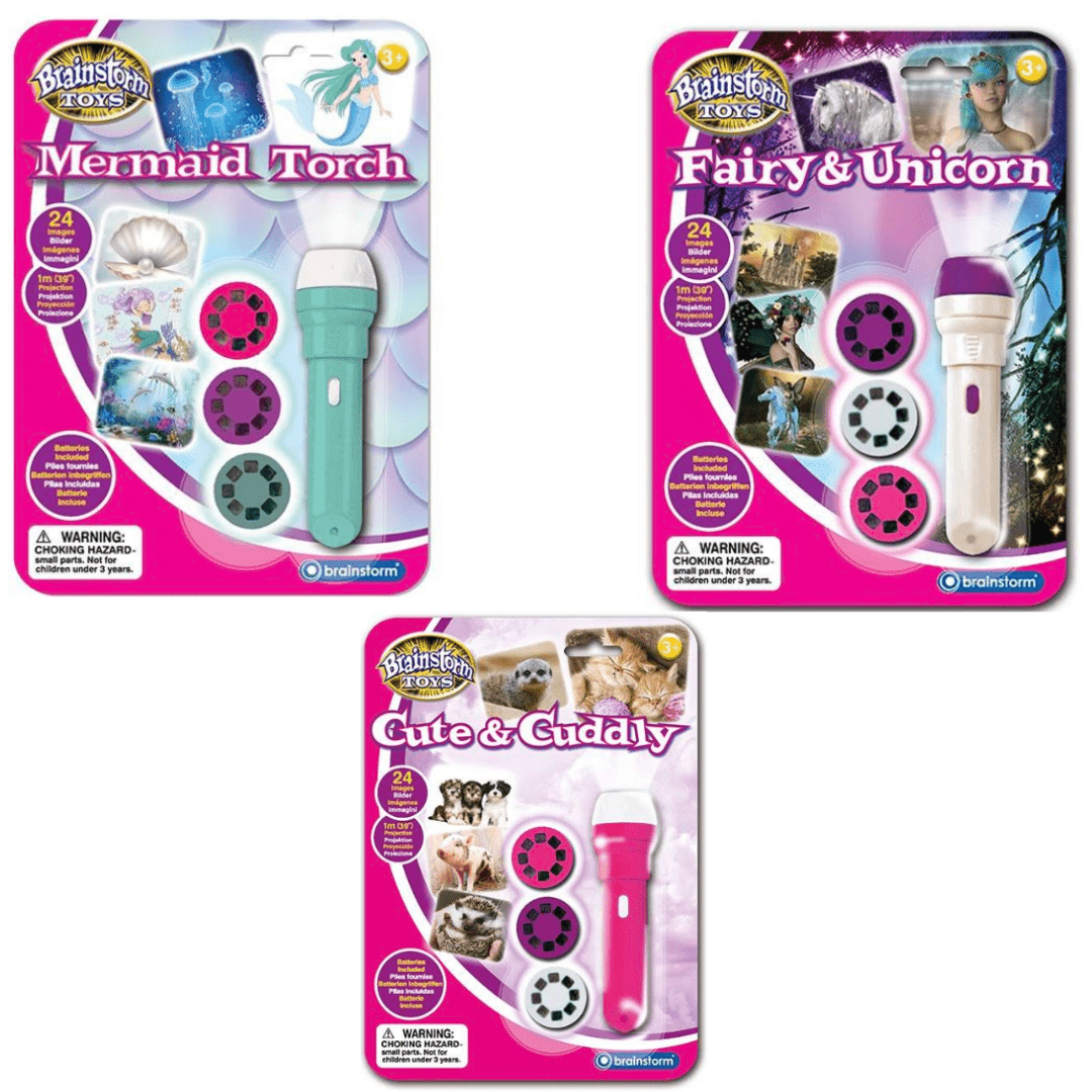 3 Pack of Girls Torch Projectors Toys Not specified 