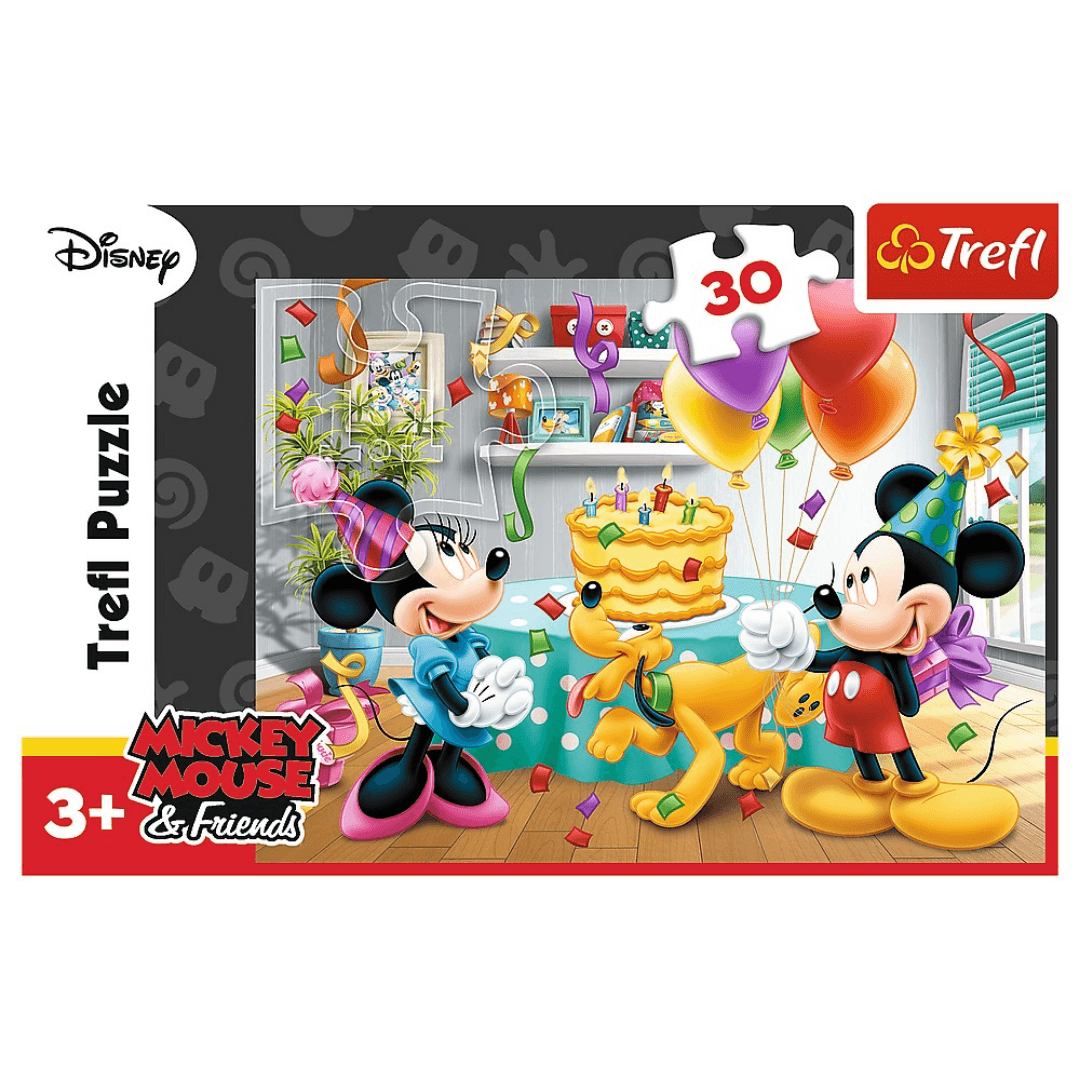 30Pc Birthday Cake Disney Puzzle Toys Trefl 
