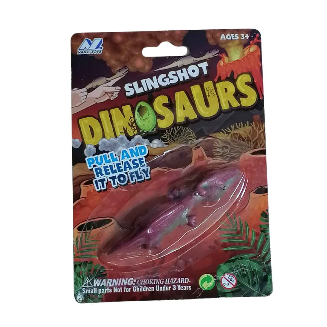 Slingshot Dinosaur On Card