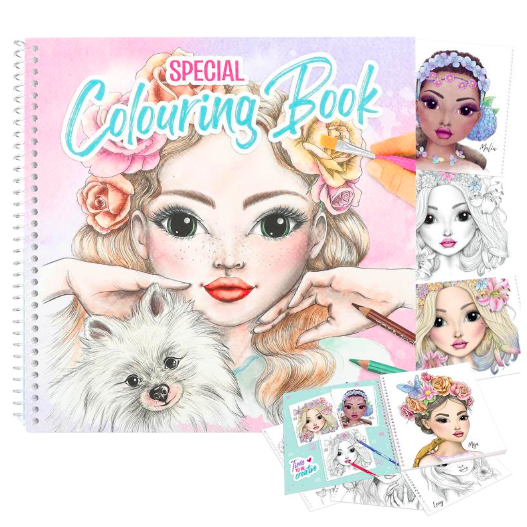 TM Special Colouring Book For Pens Or Watercolours