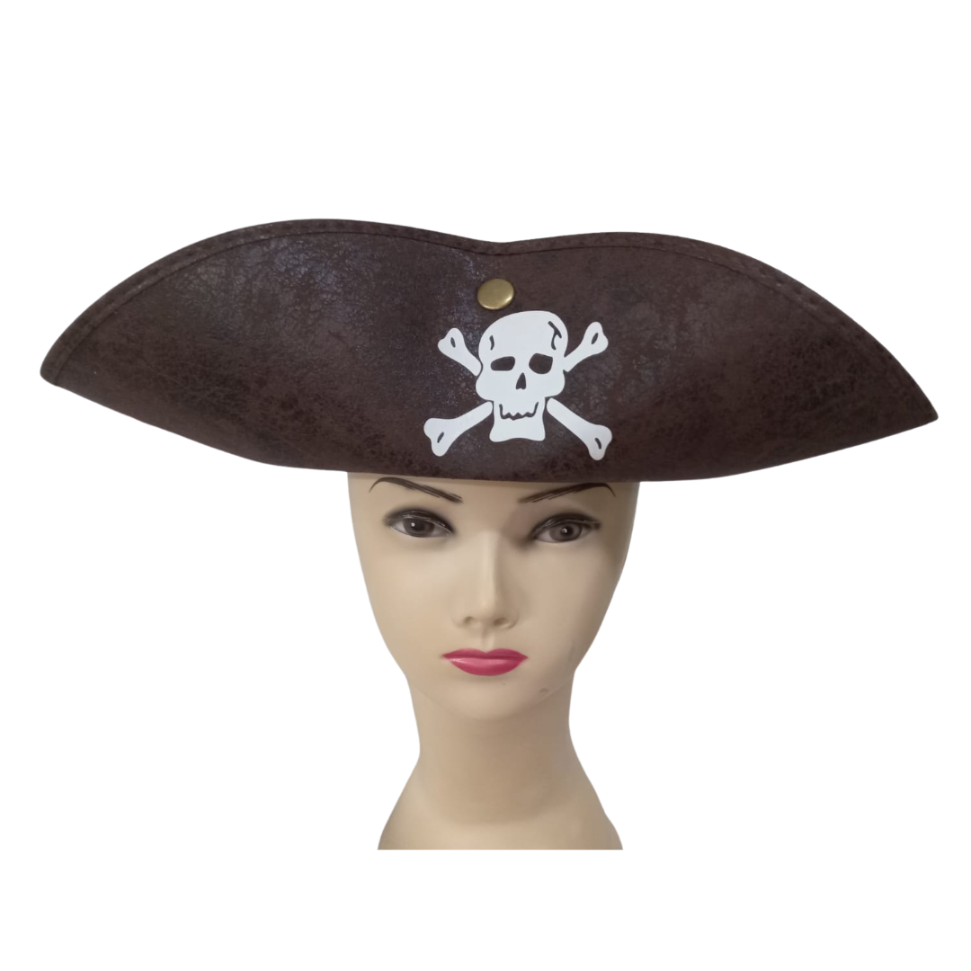 Brown Pirate Hat 39cm