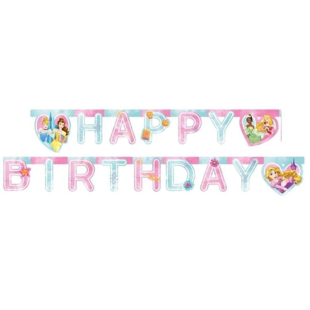 Princess Live Your Story Happy Birthday Die-Cut Banner