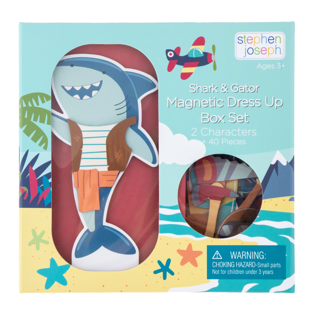 Magnetic Dress Up Doll Shark and Gator