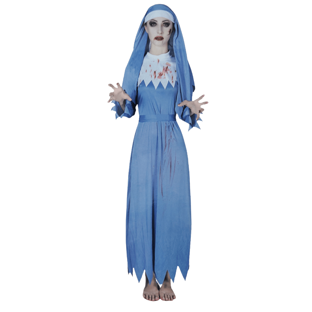 Adult Bloody Nun Costume Halloween Not specified 