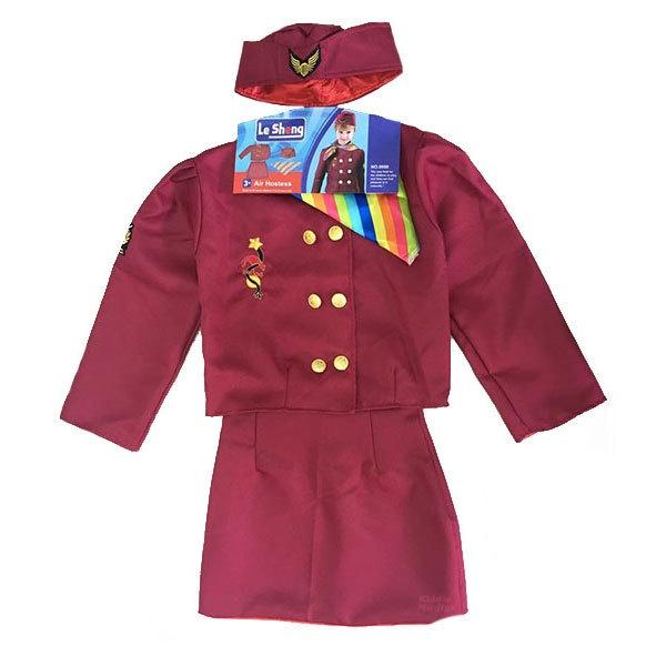 Air Hostess Outfit (Age 3-6) Dress Up Le Sheng 