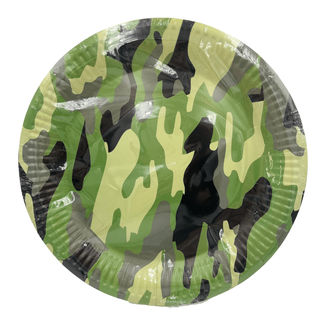 Army Paper Plates 10pc Parties Not specified 