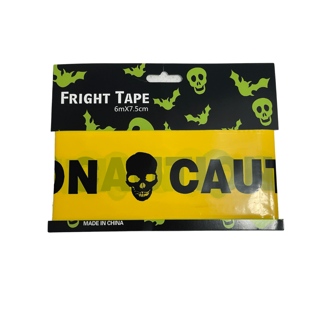 Black Caution Danger Warning Fright Tape Halloween Not specified 