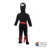 Black Ninja Suit with Red Ties Dress Up Not specified 