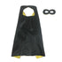 Black & Yellow Cape & Mask Dress Up Not specified 