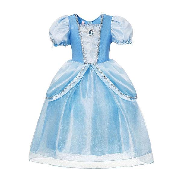 Blue Cinderella Princess Dress Dress Up Not specified 