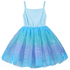 Blue Unicorn Dress with Tulle & Headband Dress Up Not specified 