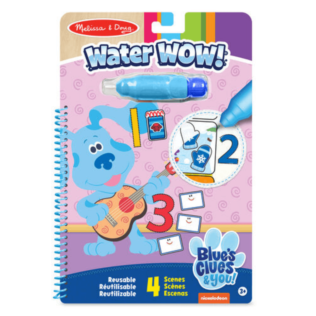 Blues Clues Water Wow Numbers Toys Melissa & Doug 