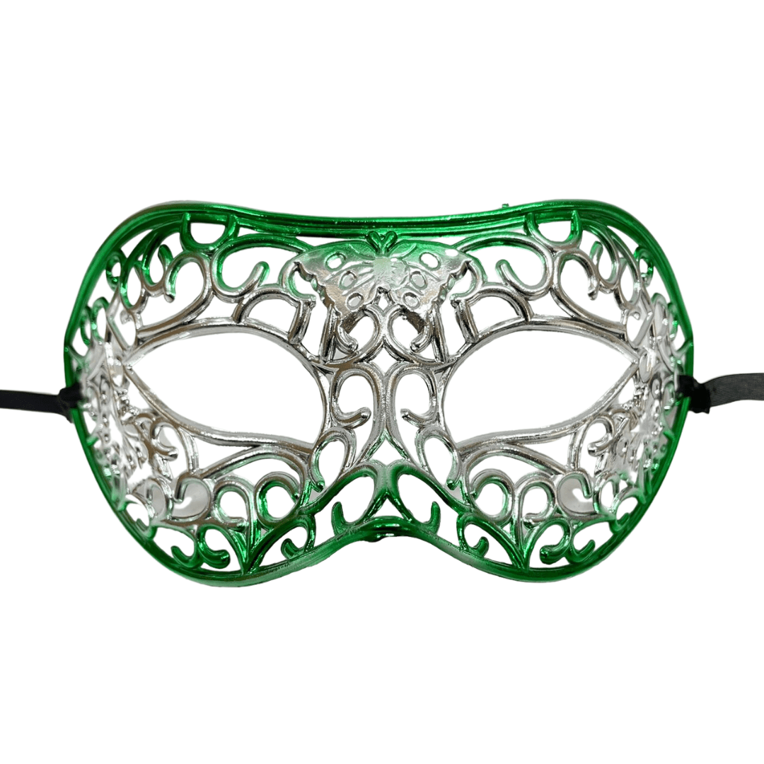 Carnival Butterfly Plastic Mask - Green Dress Up Not specified 