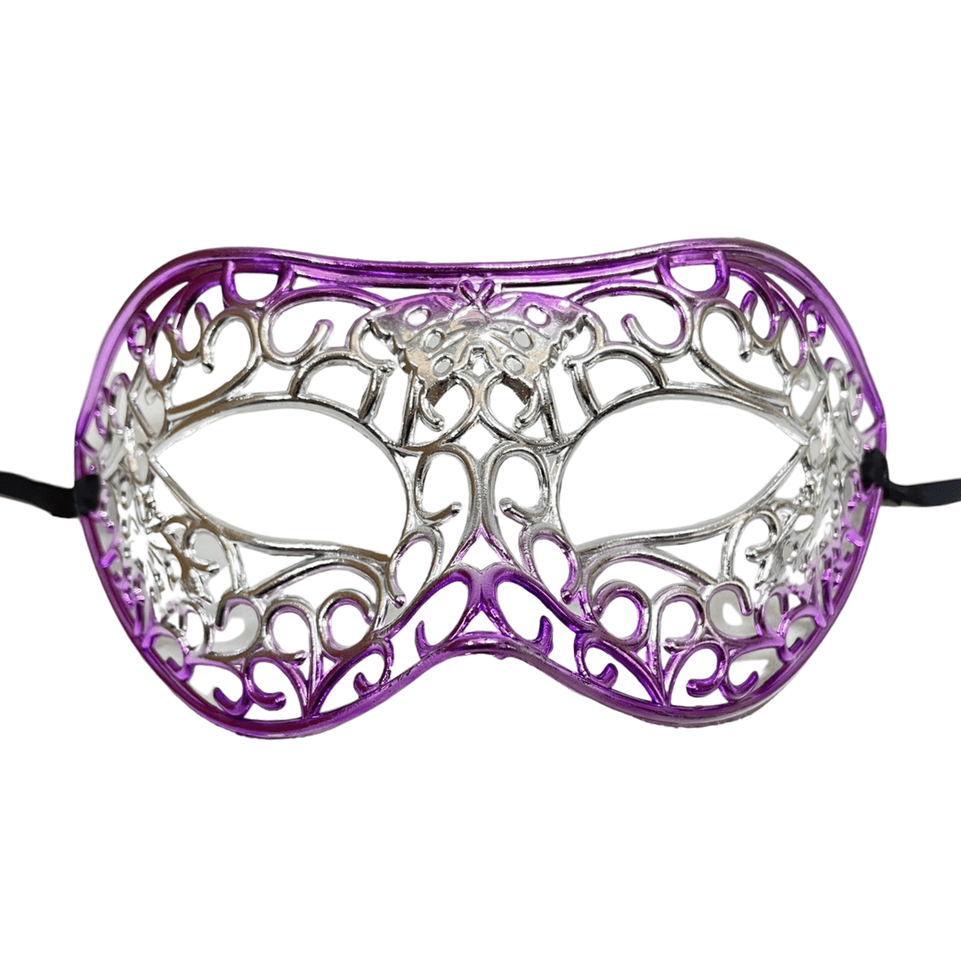 Carnival Butterfly Plastic Mask - Purple Dress Up Not specified 