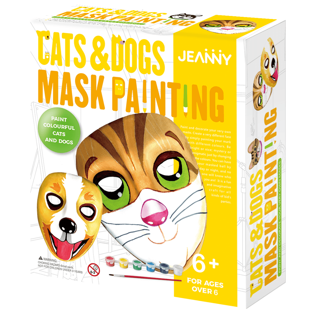 Cats & Dogs Mask Painting Toys Jeanny 