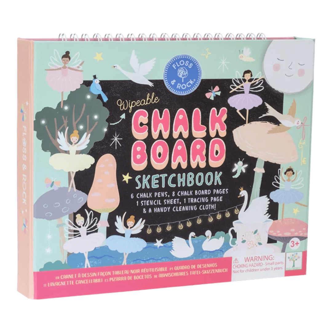 Chalkboard Sketchbook Enchanted Toys Floss & Rock 