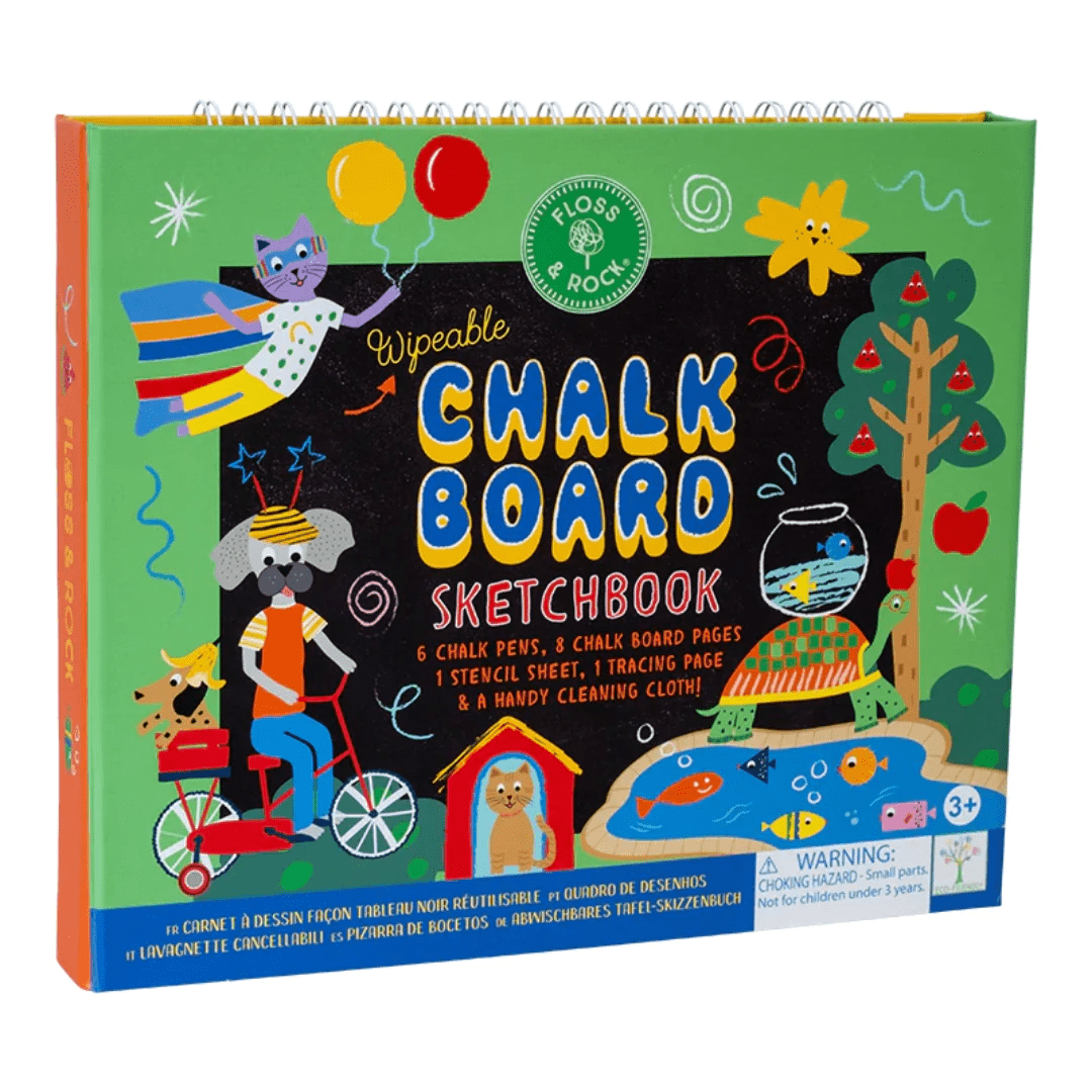 Chalkboard Sketchbook Pets Toys Floss & Rock 