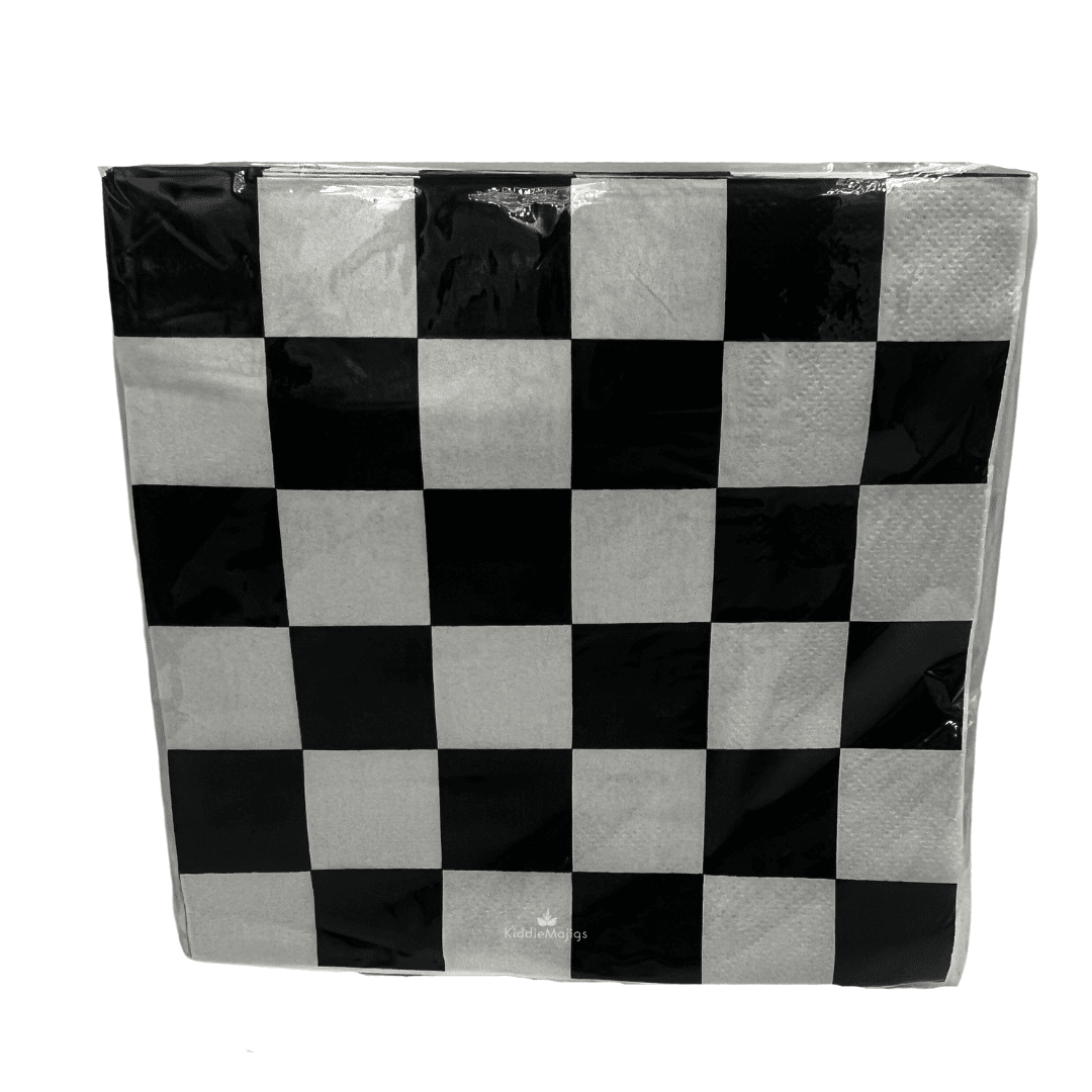 Checkered Serviette 20pc Parties Not specified 