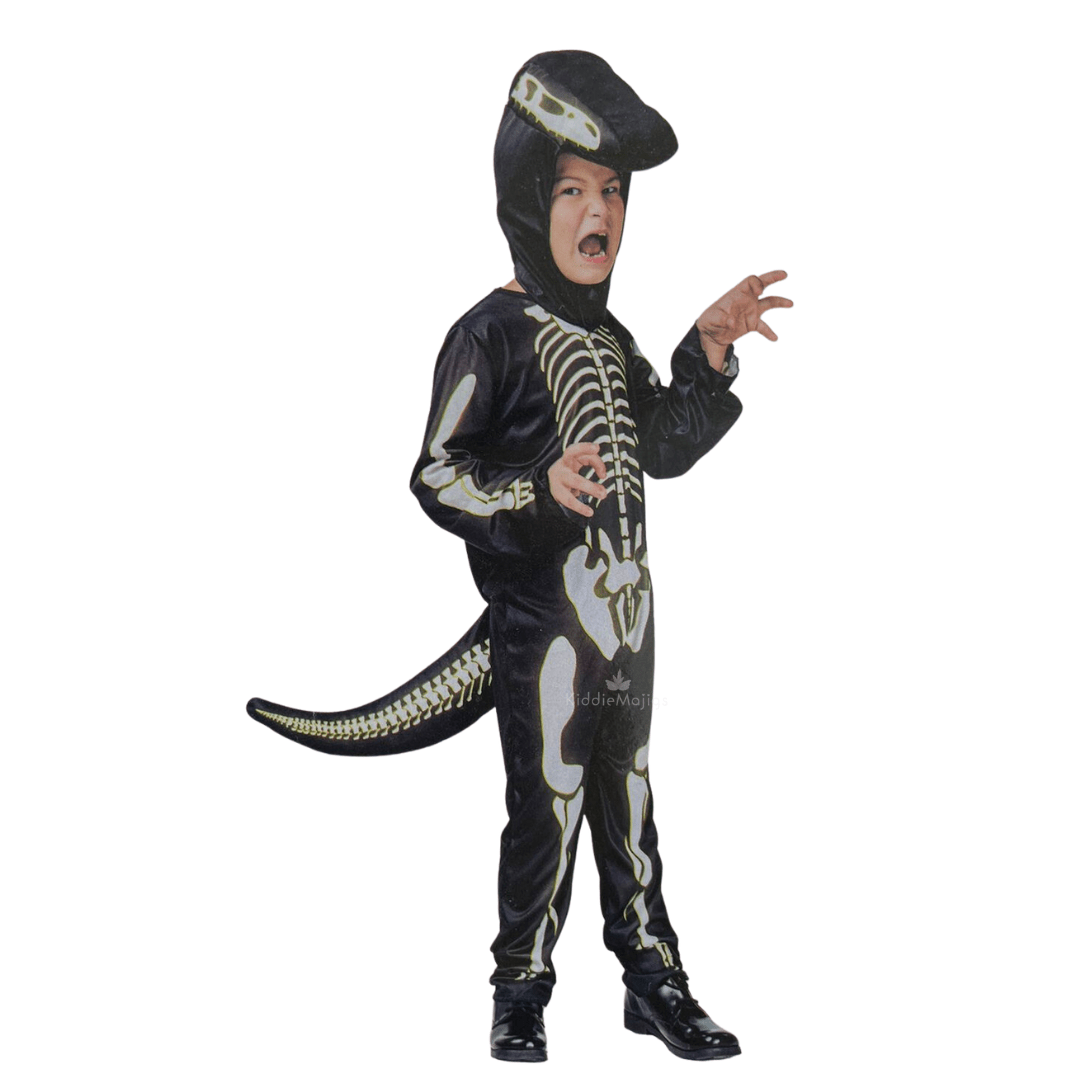 Childrens Dinosaur Skeleton Outfit Dress Up Not specified 