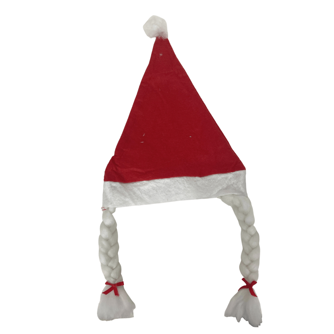 Christmas Hat with Hair Dress Up Not specified 