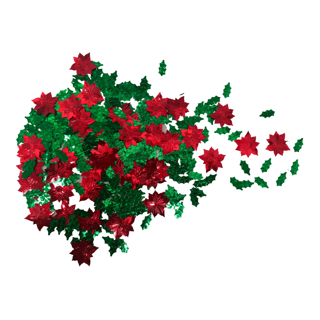 Confetti Flower - Poinsettia Christmas Not specified 