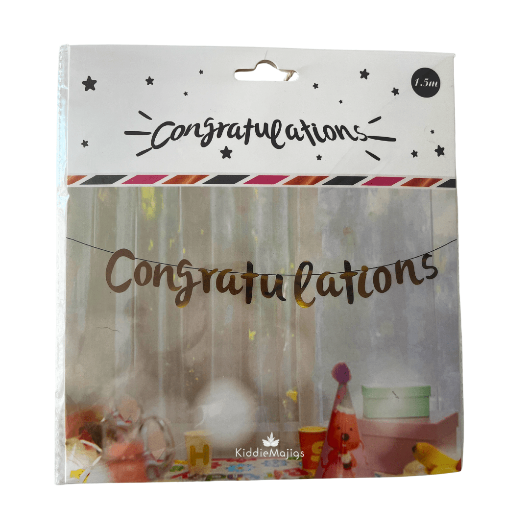 Congratulations Party Banner Parties Not specified 