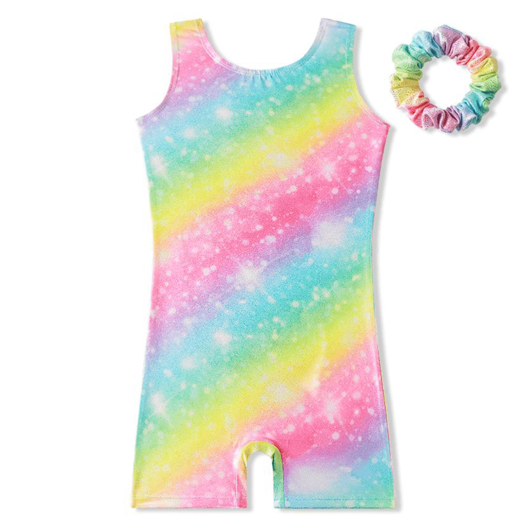 Cosmic Colour Unitard with Scrunchy Ballet Not specified 