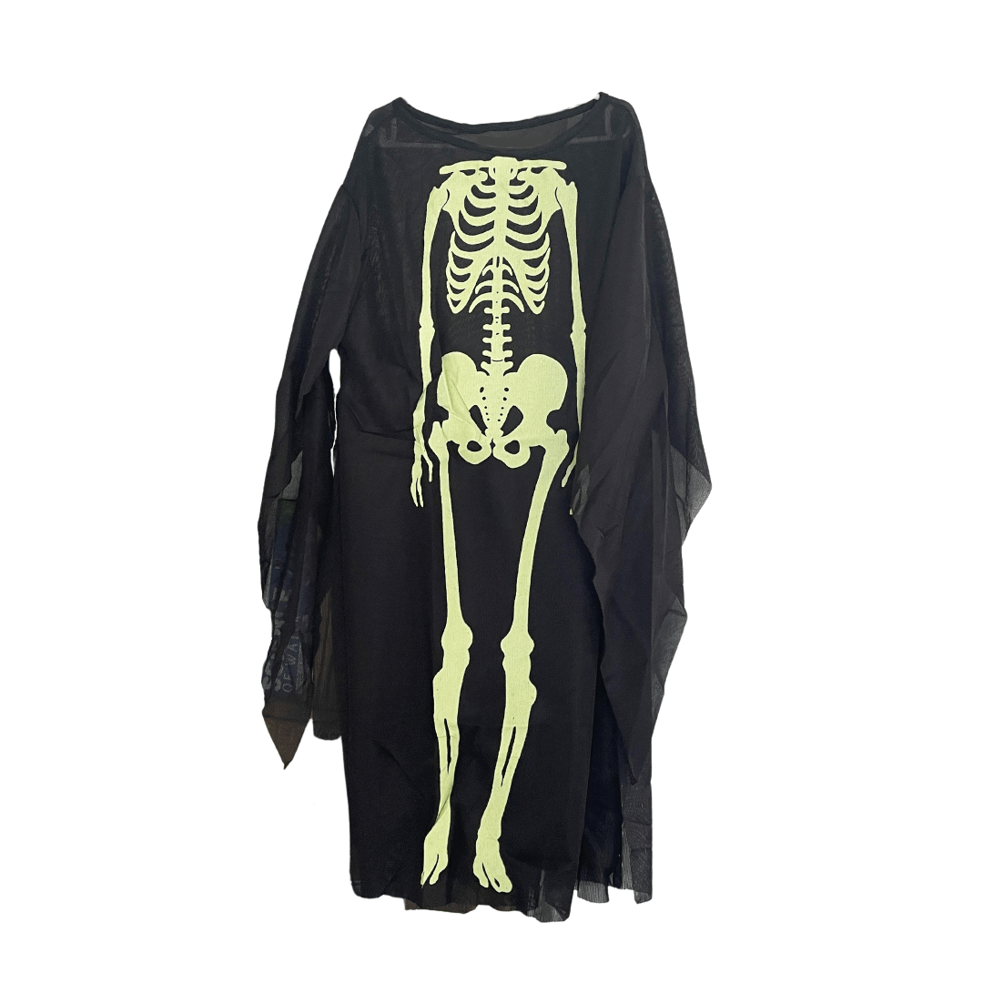 Costume Cloak Skeleton Kids Glow Halloween Not specified 