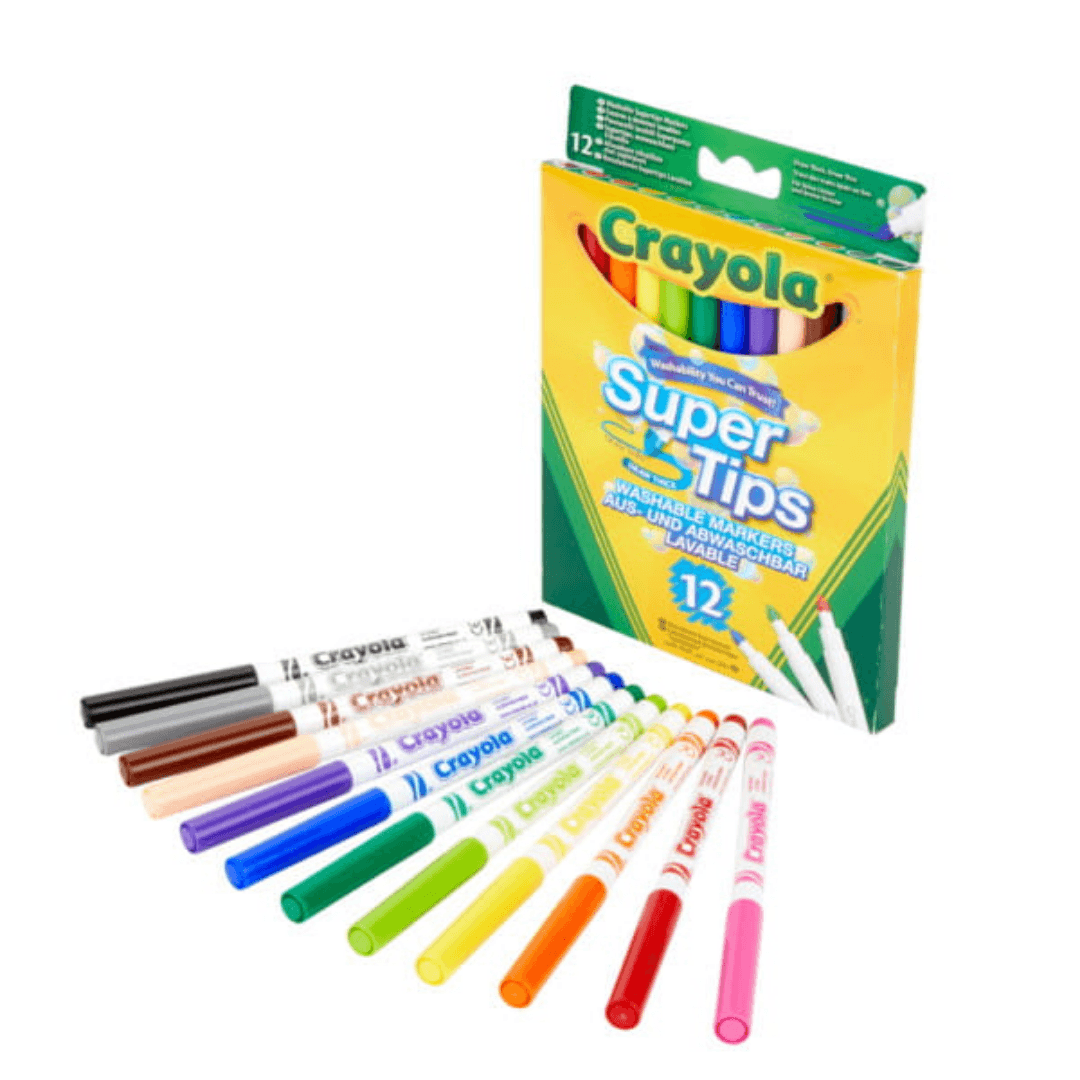 Crayola Super Tips Pens Stationery Crayola 