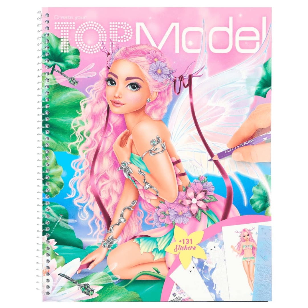 Create your fantasy Model - Colouring Book Stationery Top Model 