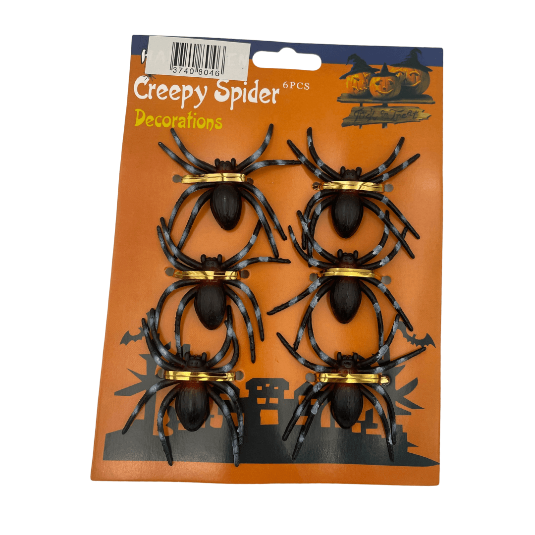 Creepy Spider 6pcs Halloween Not specified 