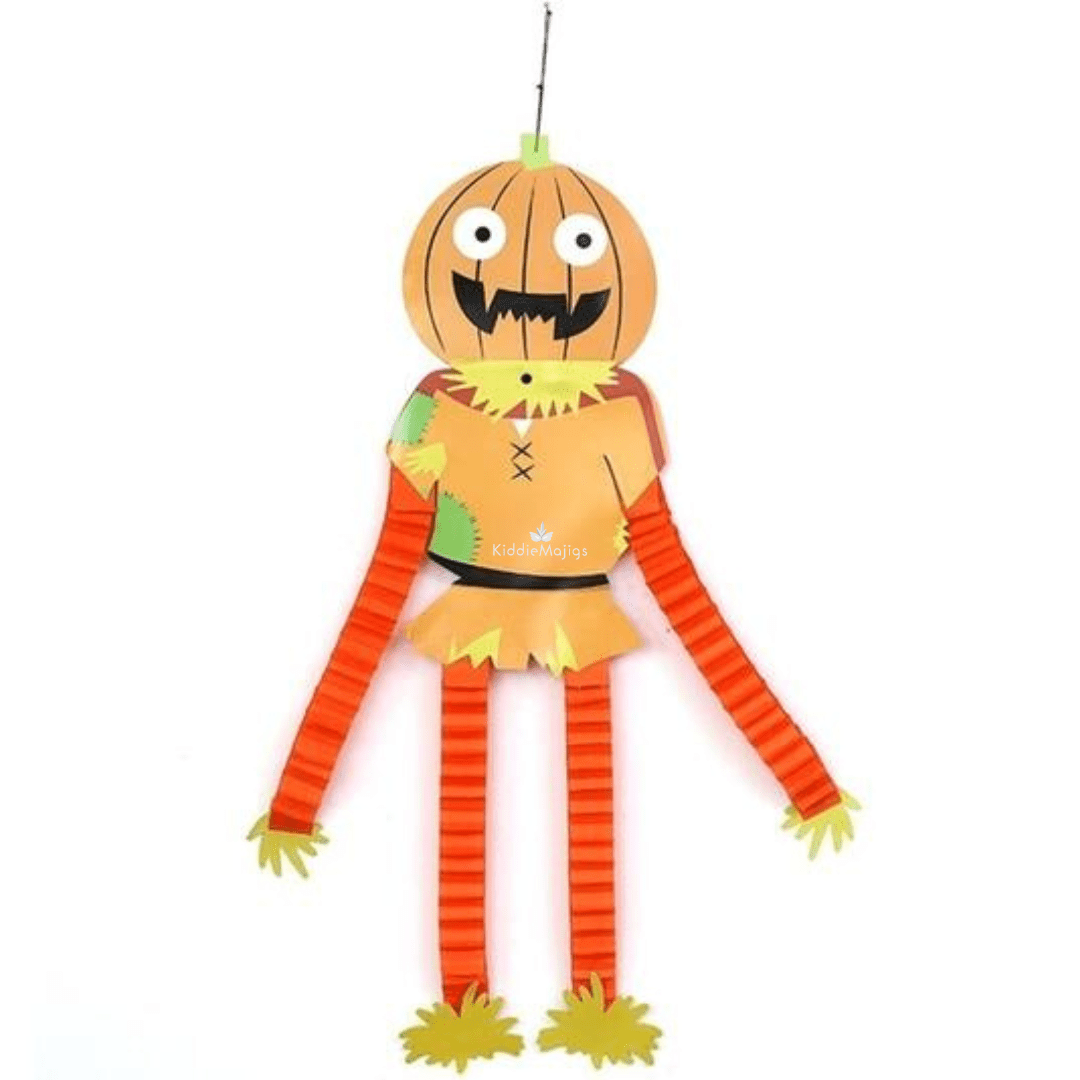 Dangle Leg Pumpkin Man Halloween Not specified 