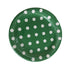 Dark Green Polka Dot Plates Parties Not specified 