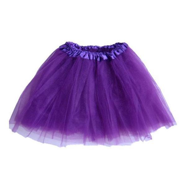 Dark Purple Tutu Skirt 40cm (Age 8 to Adult M) Dress Up Not specified 