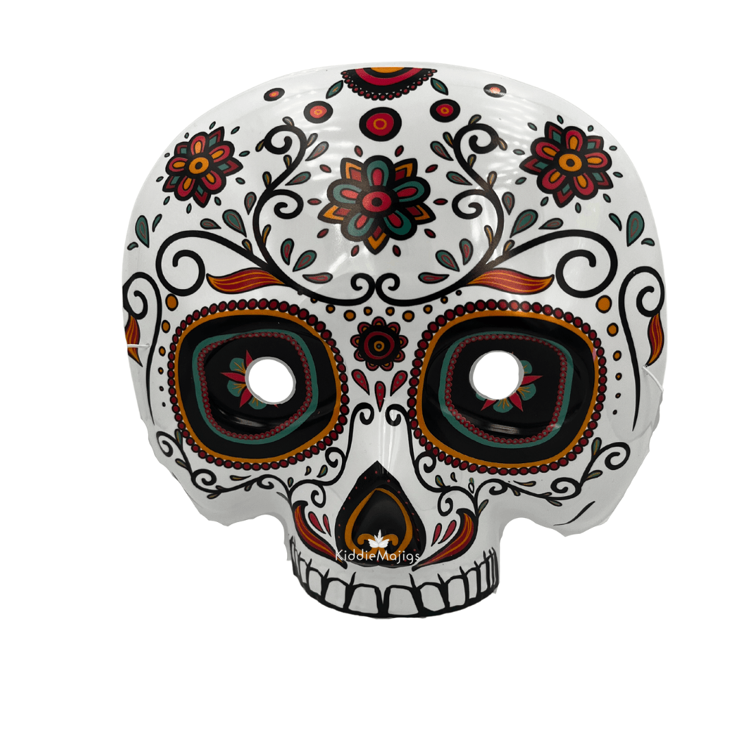 Day of the Dead Plastic Mask Halloween Not specified 