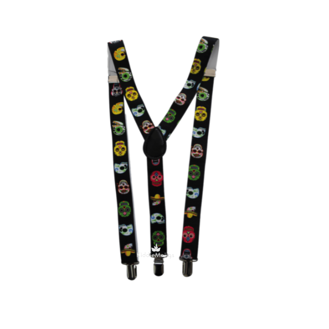 Day of the Dead Suspenders Halloween Not specified 