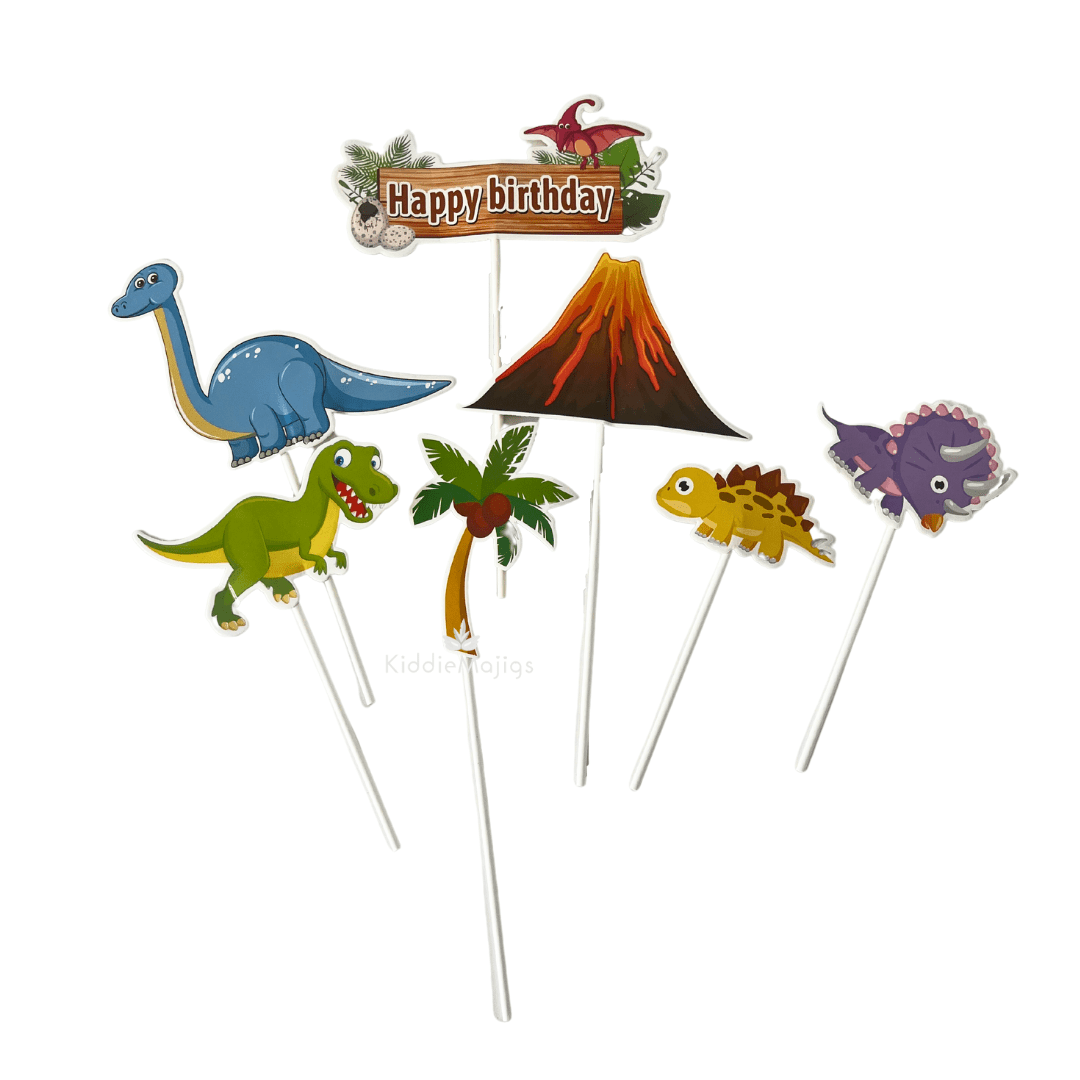 Dinosaur Cake Topper 10cm Parties Not specified 