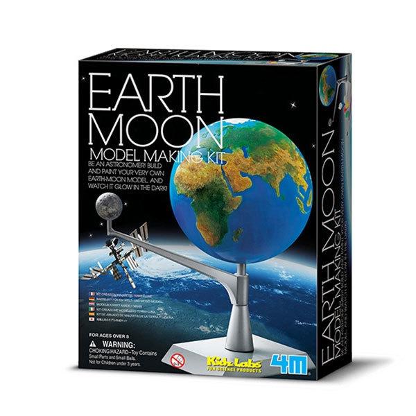 Earth/Moon Model Making Kit Toys 4M 