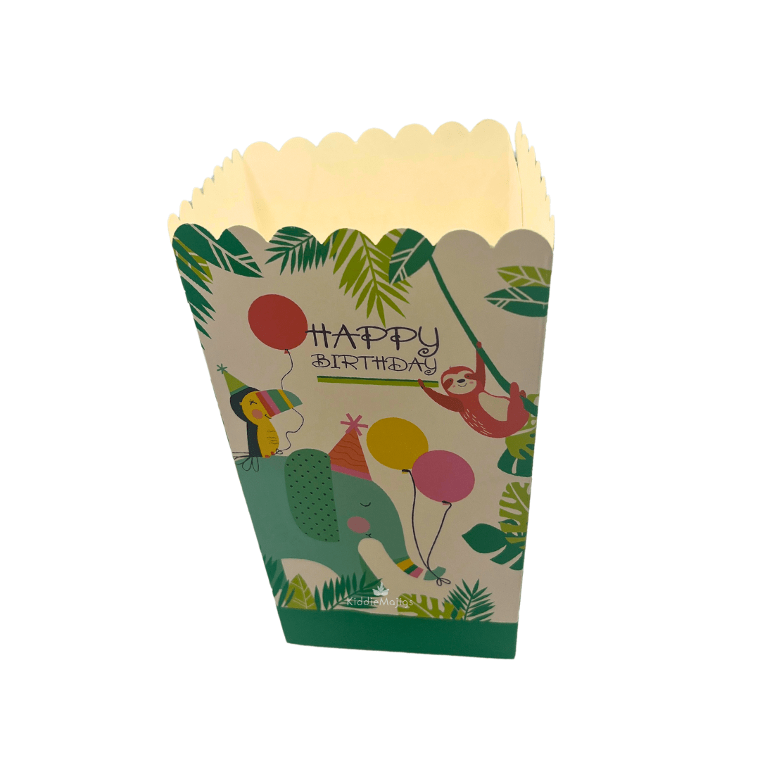 Elephant Party Popcorn Boxes 10pc Parties Not specified 