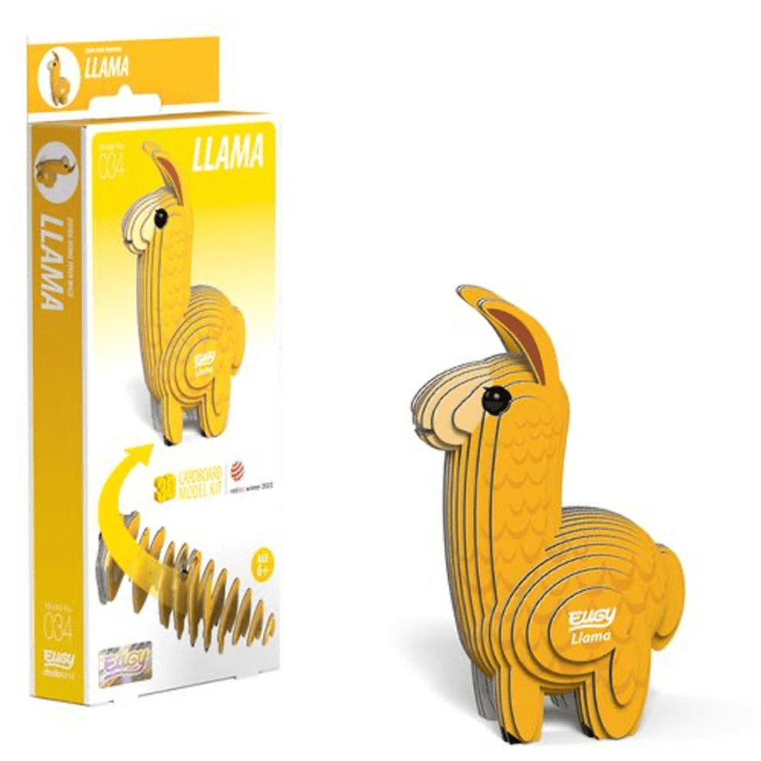 Eugy Llama 3D Model Toys Eugy 