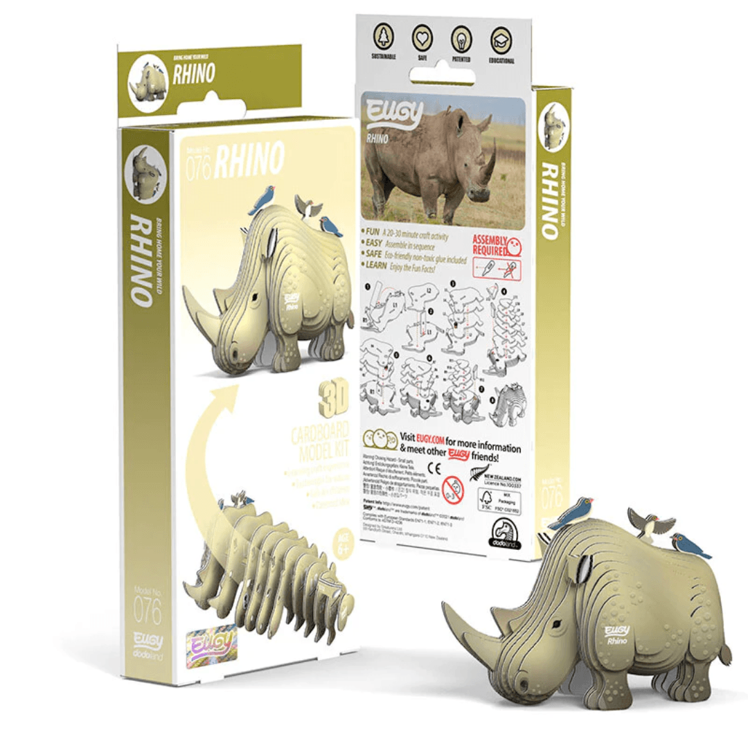 Eugy Rhino 3D Model Toys Eugy 